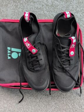Bala Twelves Nocturnal Black Sneakers, Womens 11, Mens 10, EU 42, Like New